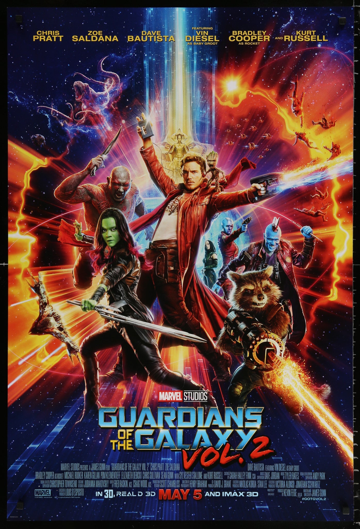 Guardians of the Galaxy Vol. 2 key art